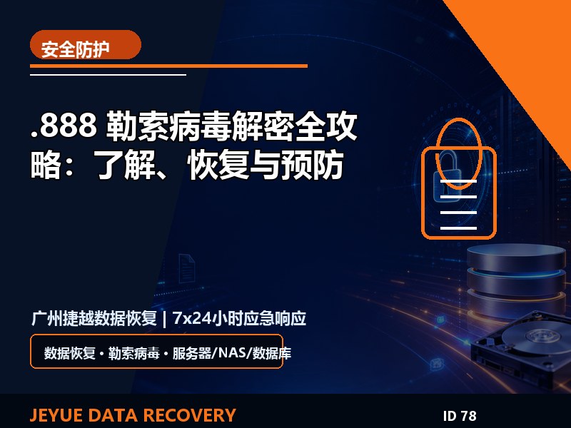 .888 勒索病毒解密全攻略：了解、恢复与预防​